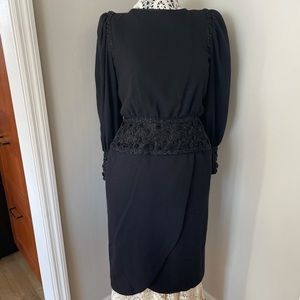 Dress Women’s Black Sequin Cocktail Tracy Mills